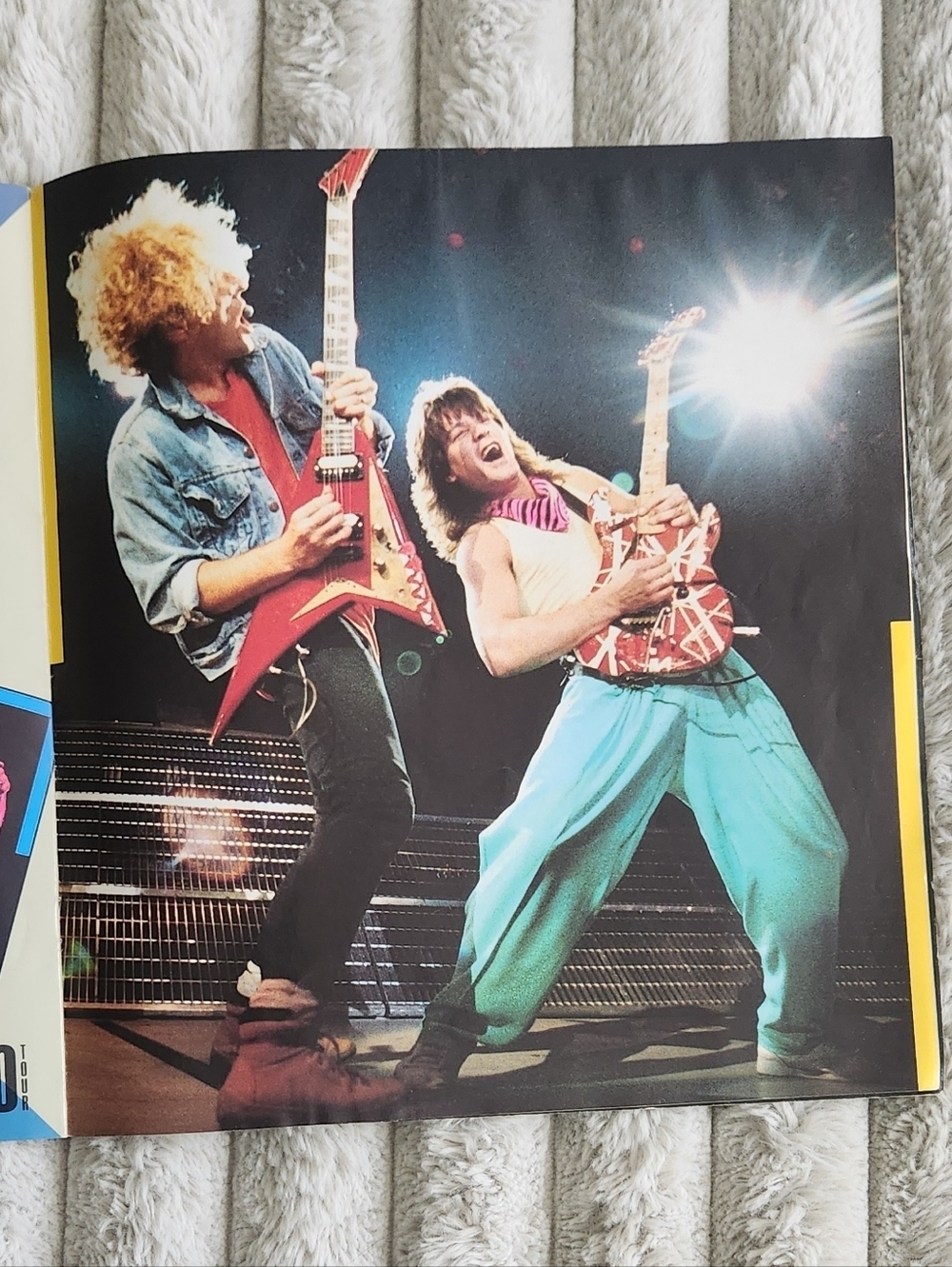 🎸 Vintage 1986 Van Halen 5150 World Tour Program Sammy Hagar EVH Classic Rock - Picture 12 of 12